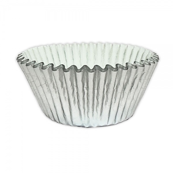 CCBS6758B - Silver Foil Cupcake Cases (51mm x 38mm) x 5000